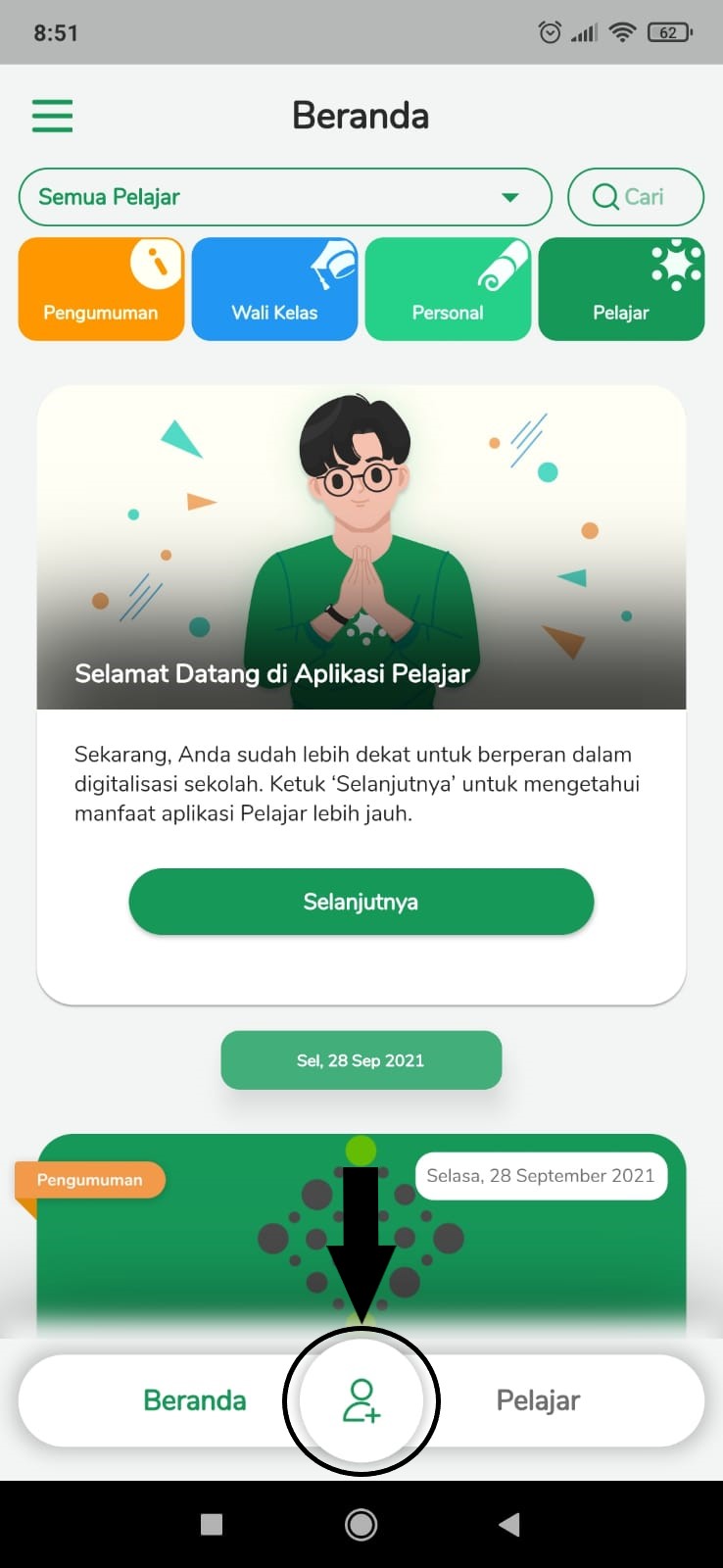 Mendaftarkan Siswa di Aplikasi Pelajar Daftar Baru.jpg