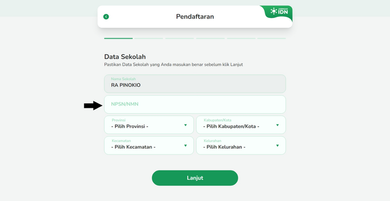 Registrasi PORDI Tanpa Kode Event k6.png