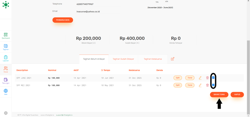 Mentunaikan Tagihan di Dashboard Step 6.png