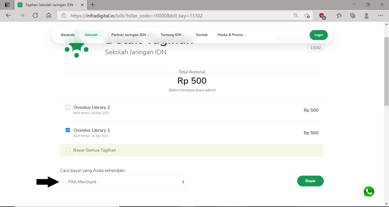 Cara Bayar Tagihan Via BNI 9.png