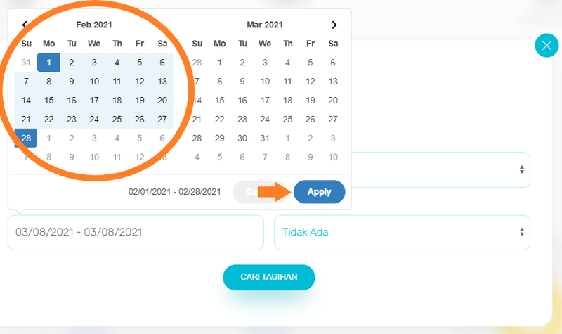 Melihat Laporan Tagihan Lunas di Bulan Berjalan Step 2.3.png