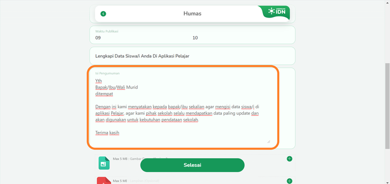 Membuat Pengumuman Berdasarkan Kelas Step 8.1.png