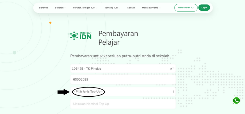 Langkah Top Up Tabungan di Jaringan IDN PP8.png