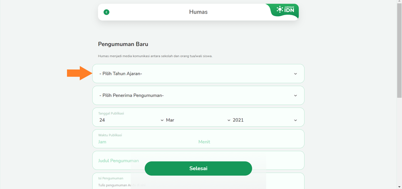 Membuat Pengumuman Berdasarkan Jenjang Step 2.png