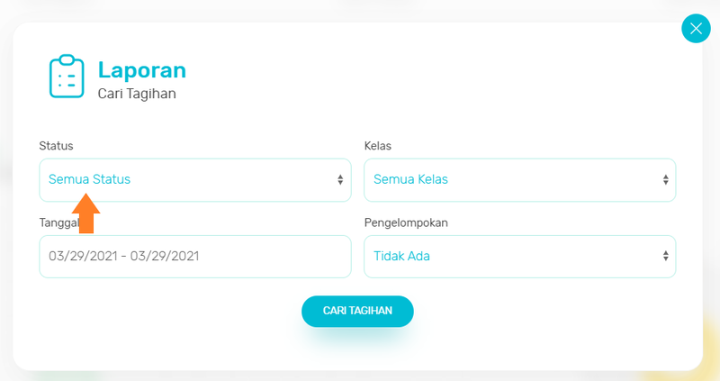 Melihat Tunggakan Siswa per Kelas Step 3.1.png