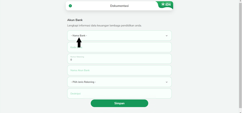 Menambah Akun Bank Lembaga Step 6.png
