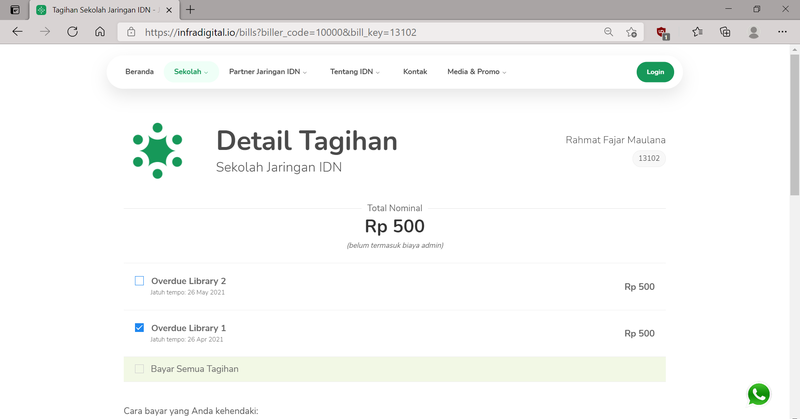 Cara Bayar Tagihan Via BNI 8.png