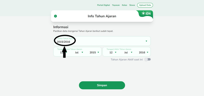 Merubah Tahun Ajaran Yang Aktif TA4.png