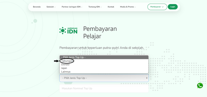 Langkah Top Up Tabungan di Jaringan IDN PP9.png