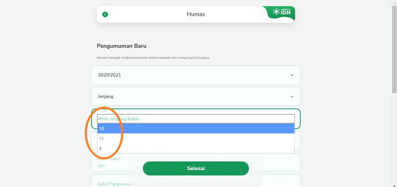 Membuat Pengumuman Berdasarkan Jenjang Step 4.1.png