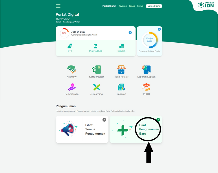 File:Membuat Pengumuman ke Seluruh Orang Tua Pordi new new.png