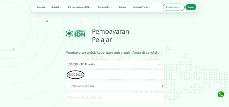 Langkah Melakukan Donasi di Jaringan IDN PP7.png